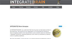 Desktop Screenshot of integratedbrain.co.uk